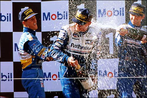 Подиум Гран При Португалии'95