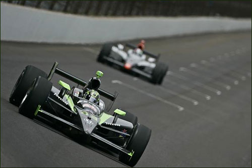 Команда HVM Racing на трассе Indy 500