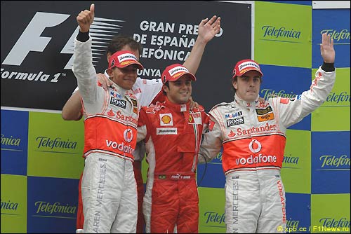 Подиум Гран При Испании 2007