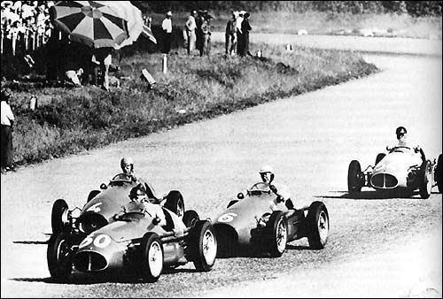 Финиш Гран При Италии 1953 года