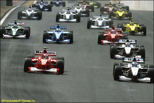 Старт Гран При Бразилии 2000 года