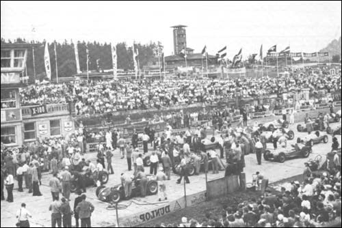 Гран При Германии'51. Стартовое поле