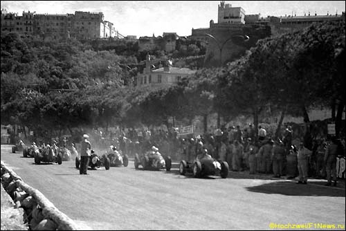 Старт Гран При Монако'57