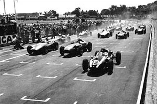 Старт Гран При Великобритании'59