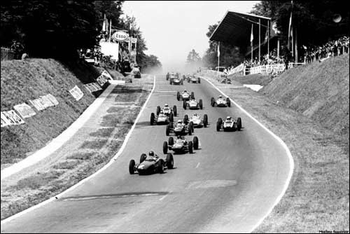 Старт Гран При Франции 1962 года в Руане