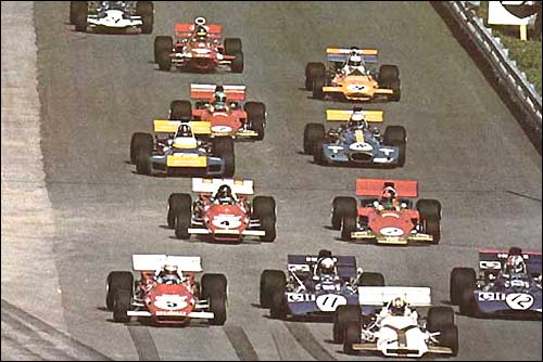 Старт Гран При Австрии'71