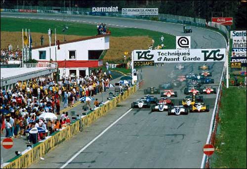 Старт Гран При Австрии 1982 года