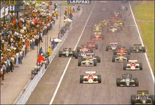 Старт Гран При Германии 1986 года