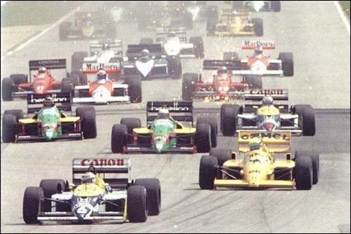 Старт Гран При Бразилии 1987 года