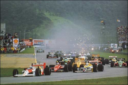 Старт Гран При Бразилии 1988 года