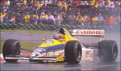 Победитель Гран При Канады 1989 года Тьерри Бутсен