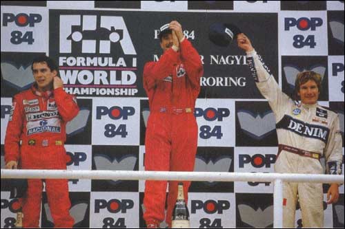Призовой подиум Гран При Венгрии 1989 года