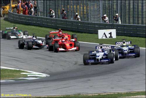 Старт Гран При Австрии 2001 года