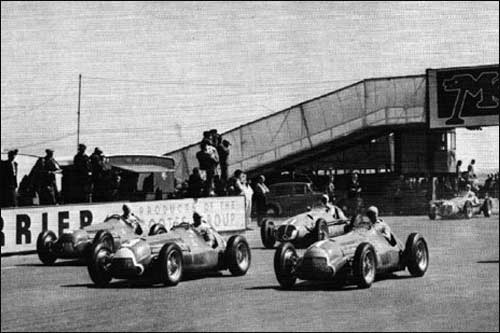 Старт Гран При Великобритании 1950 года