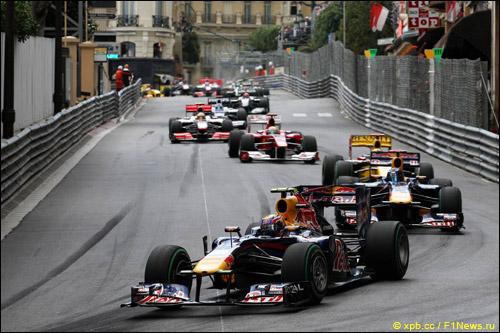 Старт Гран При Монако