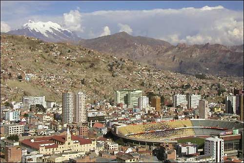 Столица Боливии - Ла-Пас