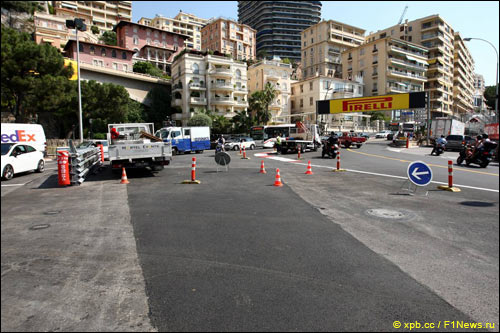 Подготовка к Гран При Монако