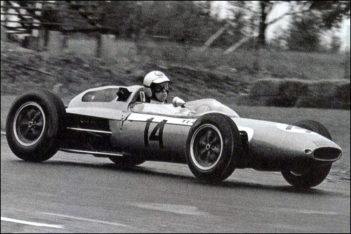 Роджер Пенске на Lotus 24 на Гран При США 1962 года