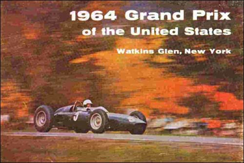 Официальный плакат Гран При США 1964 года