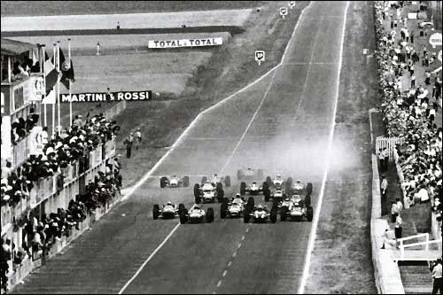 Старт Гран При Франции 1966 года