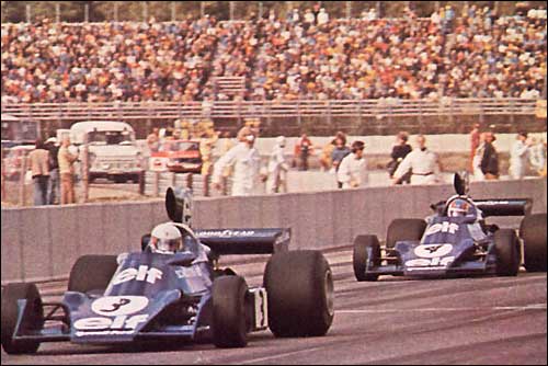 Триумфаторы Гран При Швеции 1974 года - пилоты Tyrrell Джоди Шектер и Патрик Депайе