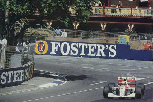 Победитель Гран При Австралии 1993 года Айртона Сенна