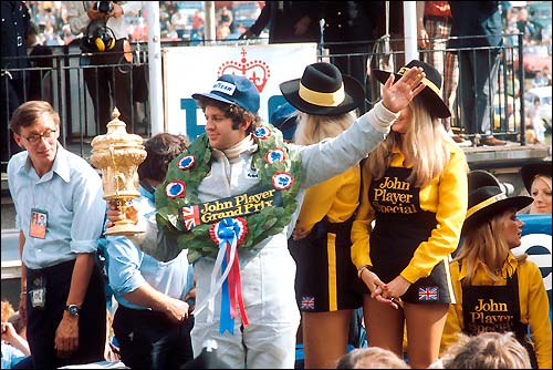 Джоди Шектер. Tyrrell Ford. Гран При Великобритании'74