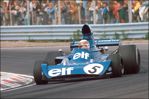 Джеки Стюарт на пути к победе. Гран При Голландии'73