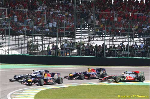 Старт Гран При Бразилии, 2010 год