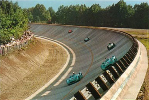 Гран При Италии 1955 года: Фанхио и Мосс сражаются за лидерство, следом - Таруффи, Клинг и Кастеллотти