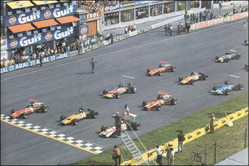 Старт Гран При Италии 1968 года