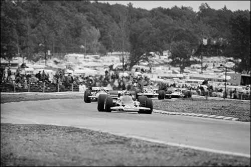 Эмерсон Фиттипальди на пути к победе в Гран При США 1970 года