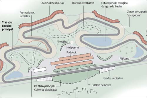 План трассы на острове Майорка