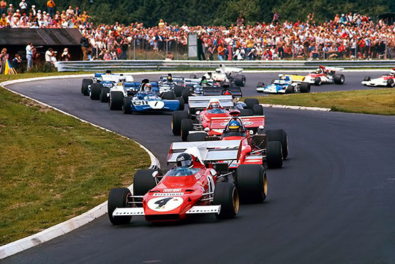 Старт Гран При Германии 1972 года