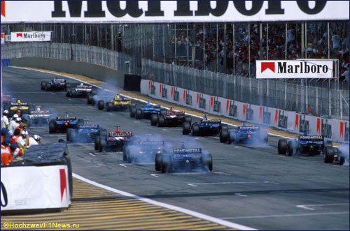 Старт Гран При Бразилии 1999 года