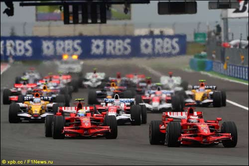 Старт Гран При Франции (2008 год)