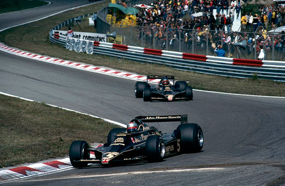 Машины Lotus на Гран При Нидерландов 1978 года