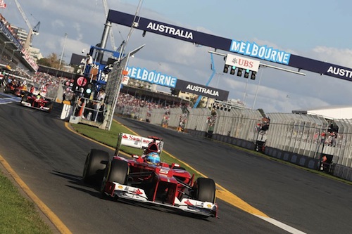 Фернандо Алонсо на Гран При Австралии 2012 года