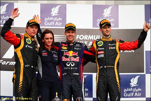 Подиум Гран При Бахрейна