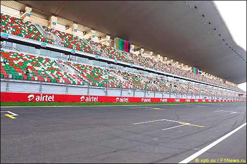 Стартовое поле Гран При Индии 2013