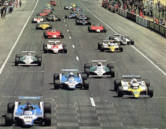 Старт Гран При Франции 1980 года