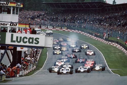 Старт Гран При Великобритании 1980 года