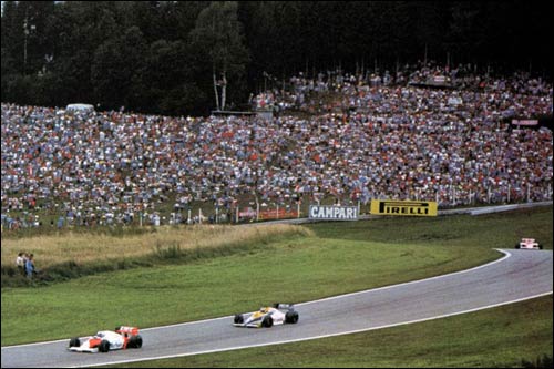 Ален Прост и Кейо Росберг лидируют на старте Гран При Австрии 1985 года