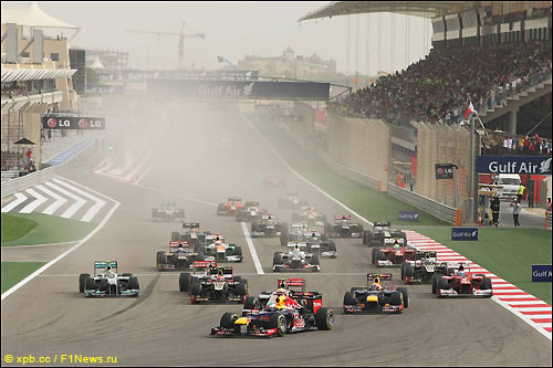 Старт Гран При Бахрейна, 2012 год