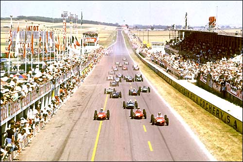 Старт Гран При Франции'61
