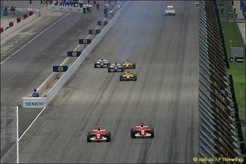 Старт Гран При США 2005 года