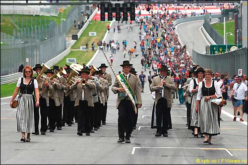 Стартовое поле Гран При Австрии 2014 