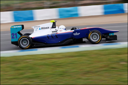 Кристофер Хоер на тестах серии GP3