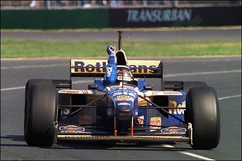 Деймон Хилл выигрывает Гран При Австралии 1996 года