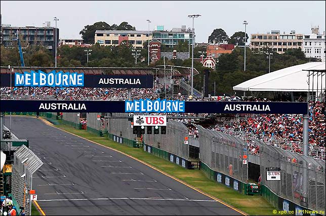Стартовое поле Гран При Австралии 2015
